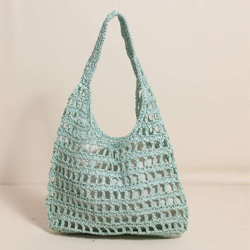 Large Capacity Straw Beach Bag Seaside Vacation French Straw Bag