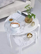 White Gray Marble Look Peel-And-Stick Vinyl Contact Paper, Waterproof Peel and Stick Wallpaper, Rectangular Roll for Countertops, Bathroom Home Decor, Indoor Use (16"X120")