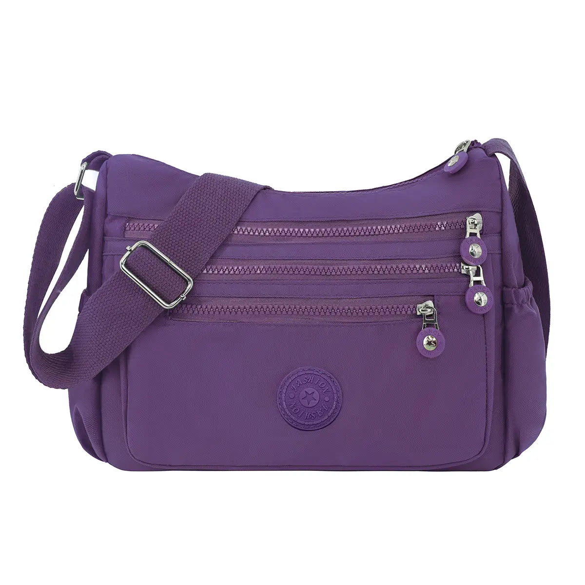 Nylon Fabric Crossbody Bag, Anti-Theftwomen'S Shoulder Bag, Multi-Layer Pocket Wallet, Solid Color Nylon Fanny Pack, Daily Commuting Nylon Bum Bag,Perfect for Mother'S Day & Valentine'S Day Gifts