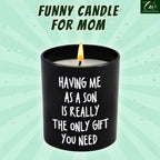 "Mom’S Last Nerve" Candle, Funny Birthday Gift for Mom, Stepmom, Bonus Mom, New Mom, Father'S Day Gift, Gift for Dad, Step Dad| 10Oz Vanilla Lavender Scented Tin Candle, Unique Home Decoration & Relaxing Fragrance
