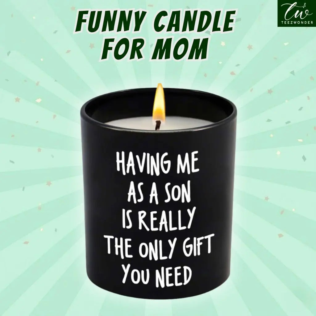 "Mom’S Last Nerve" Candle, Funny Birthday Gift for Mom, Stepmom, Bonus Mom, New Mom, Father'S Day Gift, Gift for Dad, Step Dad| 10Oz Vanilla Lavender Scented Tin Candle, Unique Home Decoration & Relaxing Fragrance