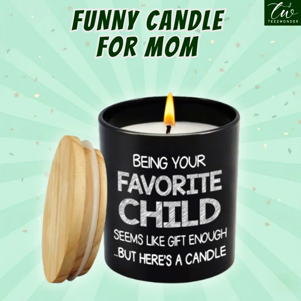 "Mom’S Last Nerve" Candle, Funny Birthday Gift for Mom, Stepmom, Bonus Mom, New Mom, Father'S Day Gift, Gift for Dad, Step Dad| 10Oz Vanilla Lavender Scented Tin Candle, Unique Home Decoration & Relaxing Fragrance