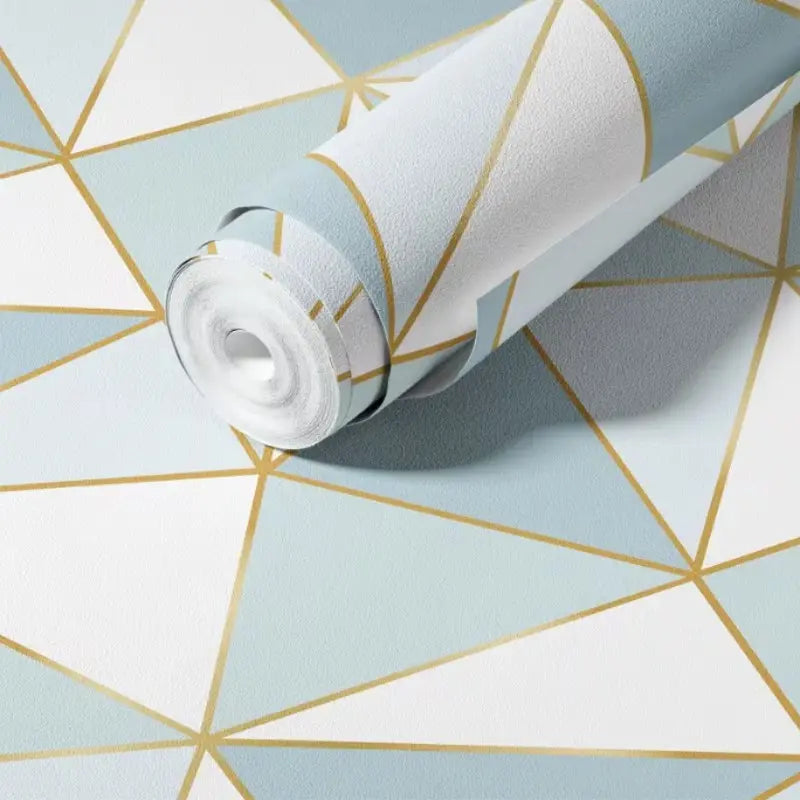 1 Roll Dreamy Geometric Peel and Stick Wallpaper, Removable Self-Adhesive Wall Mural, Modern Decor for Bedroom & Living Room, Sticky Wallpaper Peel and Stick