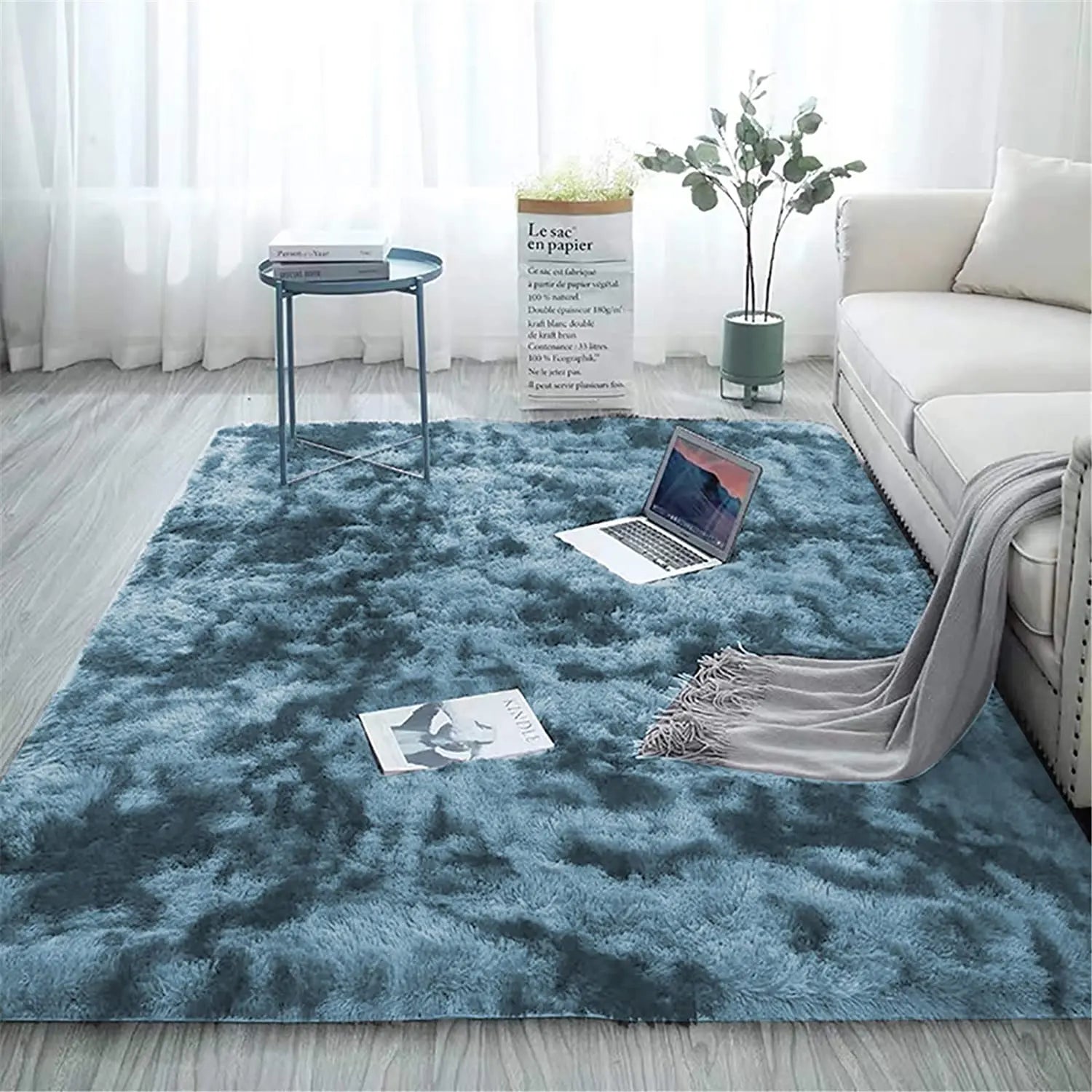 Plush Floor Mat, Decorative Area Rug, Modern Floor Carpet for Living Room, Bedroom & Home Decor, Soft-Thick Rugs, Fluffy Rugs for Room Decor, Furry Floor Rugs, Modern Shaggy Rug #GLOBAL PICKS