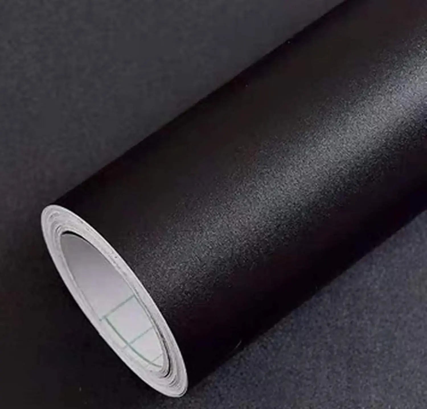 120" Matte Black Contact Paper Peel and Stick Wallpaper Removable Contact Paper for Cabinest Self-Adhesive Drawer Stick and Peel Countertop (16"X120", Black)