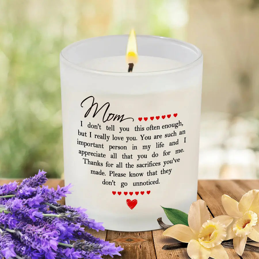 "Mom’S Last Nerve" Candle, Funny Birthday Gift for Mom, Stepmom, Bonus Mom, New Mom, Father'S Day Gift, Gift for Dad, Step Dad| 10Oz Vanilla Lavender Scented Tin Candle, Unique Home Decoration & Relaxing Fragrance