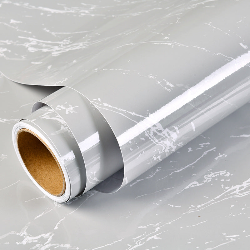 Self-Adhesive Marble Wallpaper for Home Renovation