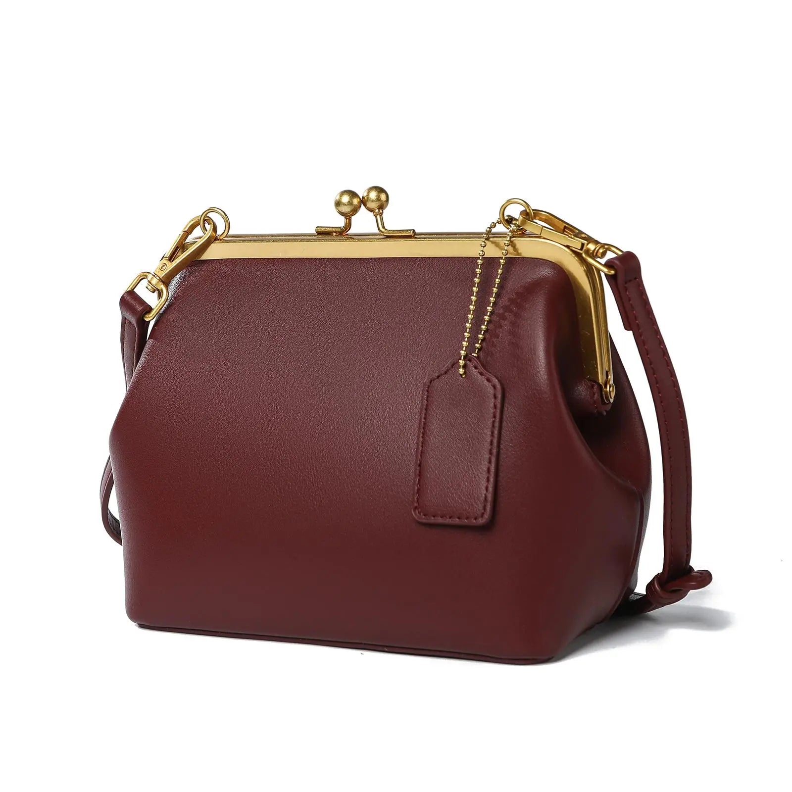 MINKARS Small Kisslock Bag - Crossbody Purses for Women