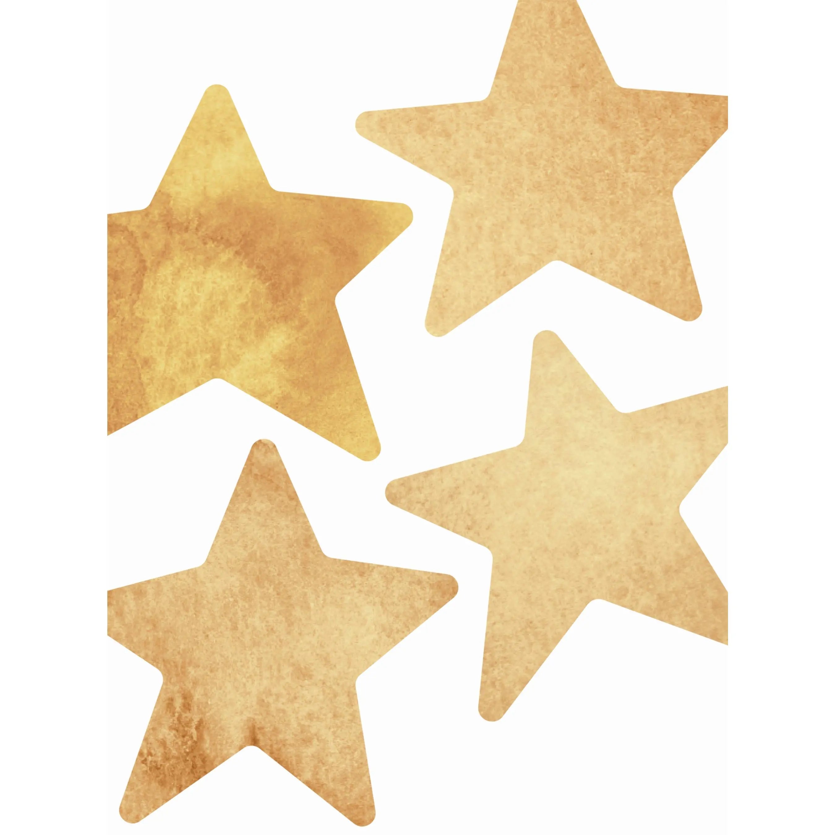 Watercolor Stars - Peel and Stick