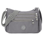 Nylon Fabric Crossbody Bag, Anti-Theftwomen'S Shoulder Bag, Multi-Layer Pocket Wallet, Solid Color Nylon Fanny Pack, Daily Commuting Nylon Bum Bag,Perfect for Mother'S Day & Valentine'S Day Gifts