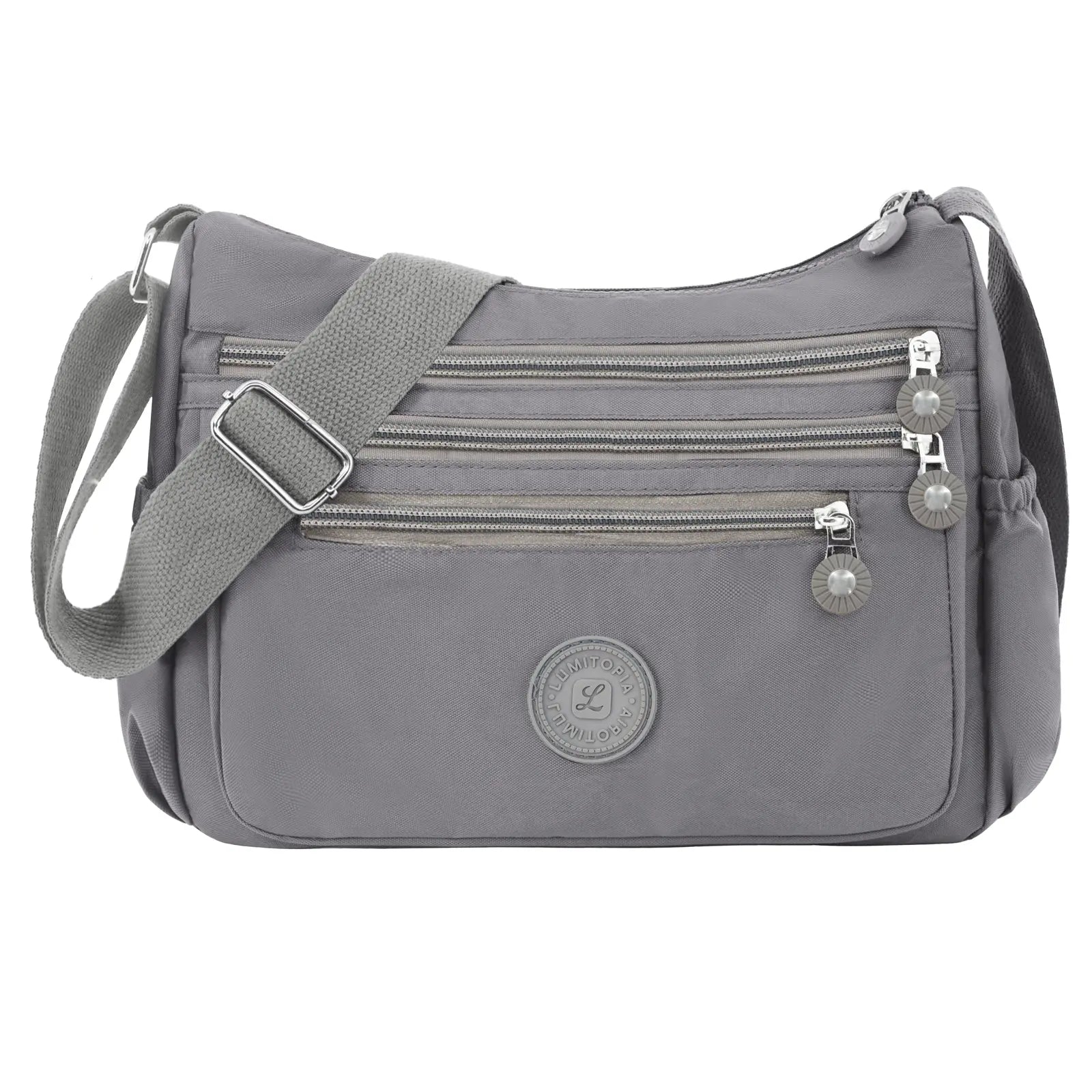 Nylon Fabric Crossbody Bag, Anti-Theftwomen'S Shoulder Bag, Multi-Layer Pocket Wallet, Solid Color Nylon Fanny Pack, Daily Commuting Nylon Bum Bag,Perfect for Mother'S Day & Valentine'S Day Gifts