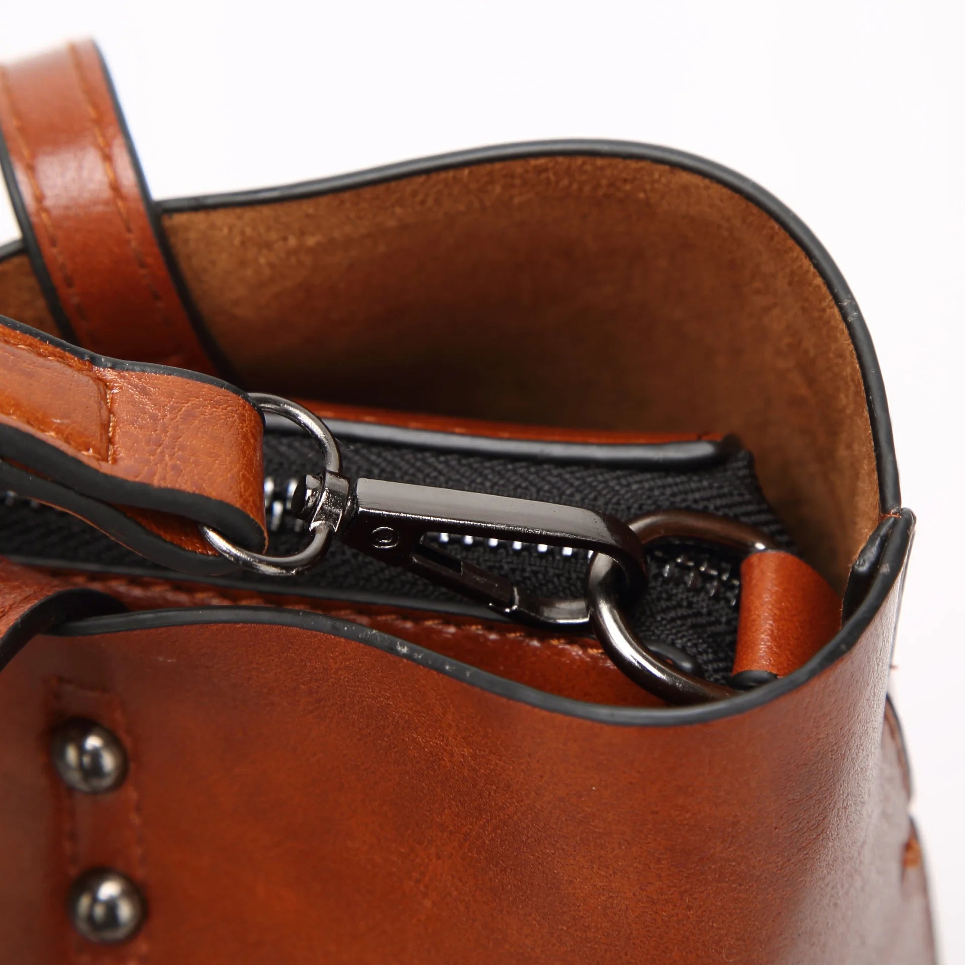 Waxing Leather Bucket Bag Simple Double Strap Handbag Shoulder Bags for Women 2024 All-Purpose Shopping Tote Sac Bolsa Feminina