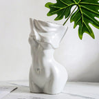 Resin Human Body Art Vase, Decorative Vase, Home Decor Flower Arrangement Holder, Craft Ornament for Living Room Kitchen Bedroom Entryway Cabinet, Decorative Vases for Home Decor