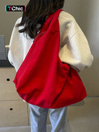 2026 Valentine'S Day Gift, Fashionable Plain Casual Crossbody Shoulder Handbag, Large Capacity, Multiple Pockets, Ideal for Work, School, Travel