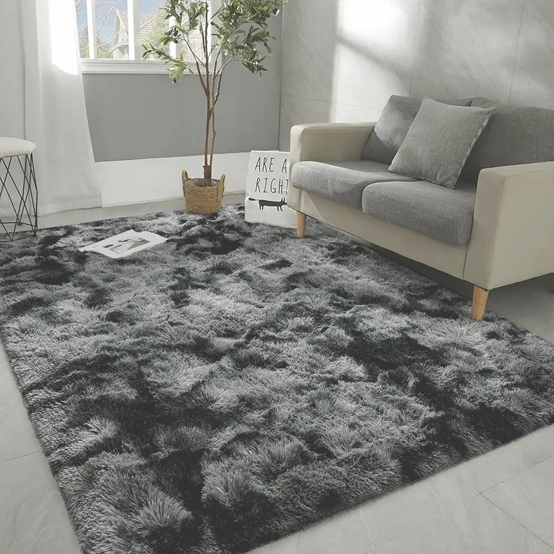 Plush Floor Mat, Decorative Area Rug, Modern Floor Carpet for Living Room, Bedroom & Home Decor, Soft-Thick Rugs, Fluffy Rugs for Room Decor, Furry Floor Rugs, Modern Shaggy Rug #GLOBAL PICKS