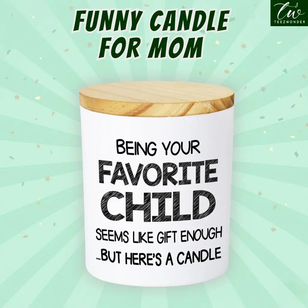 "Mom’S Last Nerve" Candle, Funny Birthday Gift for Mom, Stepmom, Bonus Mom, New Mom, Father'S Day Gift, Gift for Dad, Step Dad| 10Oz Vanilla Lavender Scented Tin Candle, Unique Home Decoration & Relaxing Fragrance