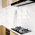 Glossy Marble Pattern Self-Adhesive Sticker , Peel and Stick Wallpaper , Scratch Resistant, Easy Installation and Cleaning, Kitchen Cabinet Desk Window Sill Wall, Peel and Stick Wallpaper Designs#Top PICKS