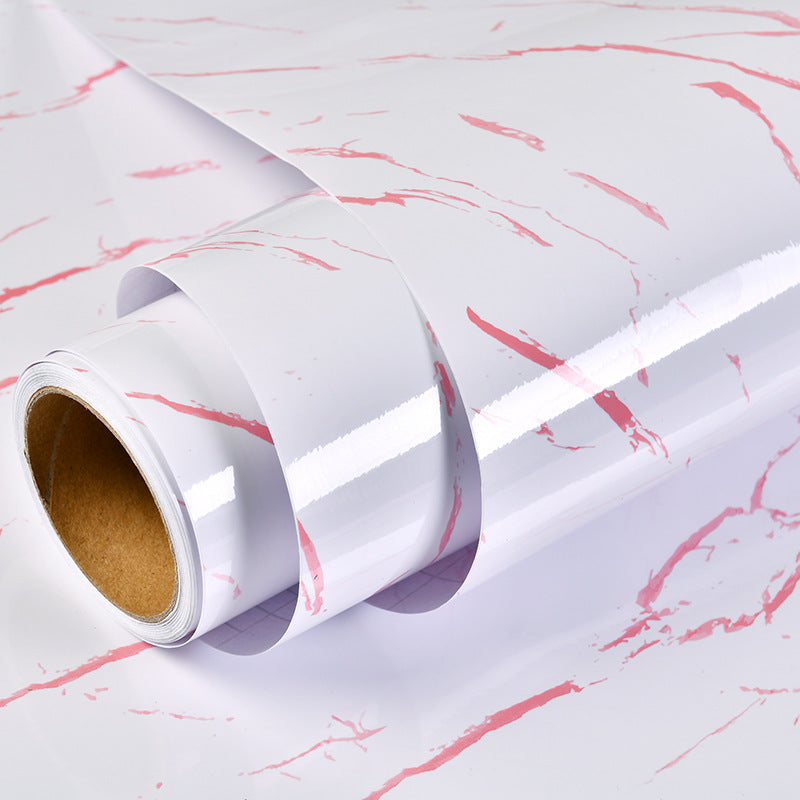Self-Adhesive Marble Wallpaper for Home Renovation