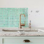 Fancytiles 5 Sheets Peel and Stick Backsplash, Premium Self Adhesive Wall Tiles Peel and Stick -11.8" X 11.8" for Bathroom, Fireplace, RV, Kitchen