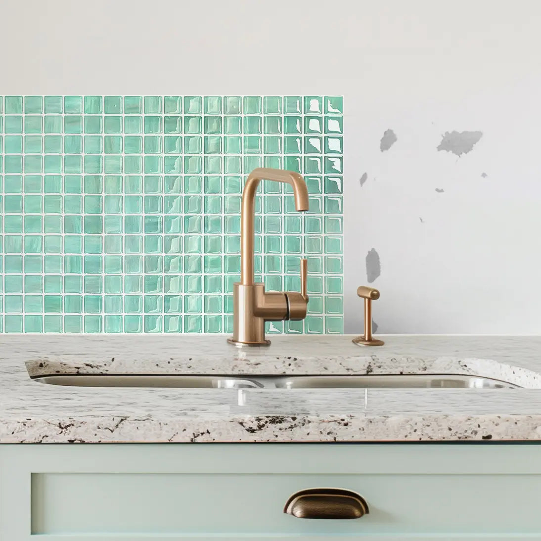 Fancytiles 5 Sheets Peel and Stick Backsplash, Premium Self Adhesive Wall Tiles Peel and Stick -11.8" X 11.8" for Bathroom, Fireplace, RV, Kitchen