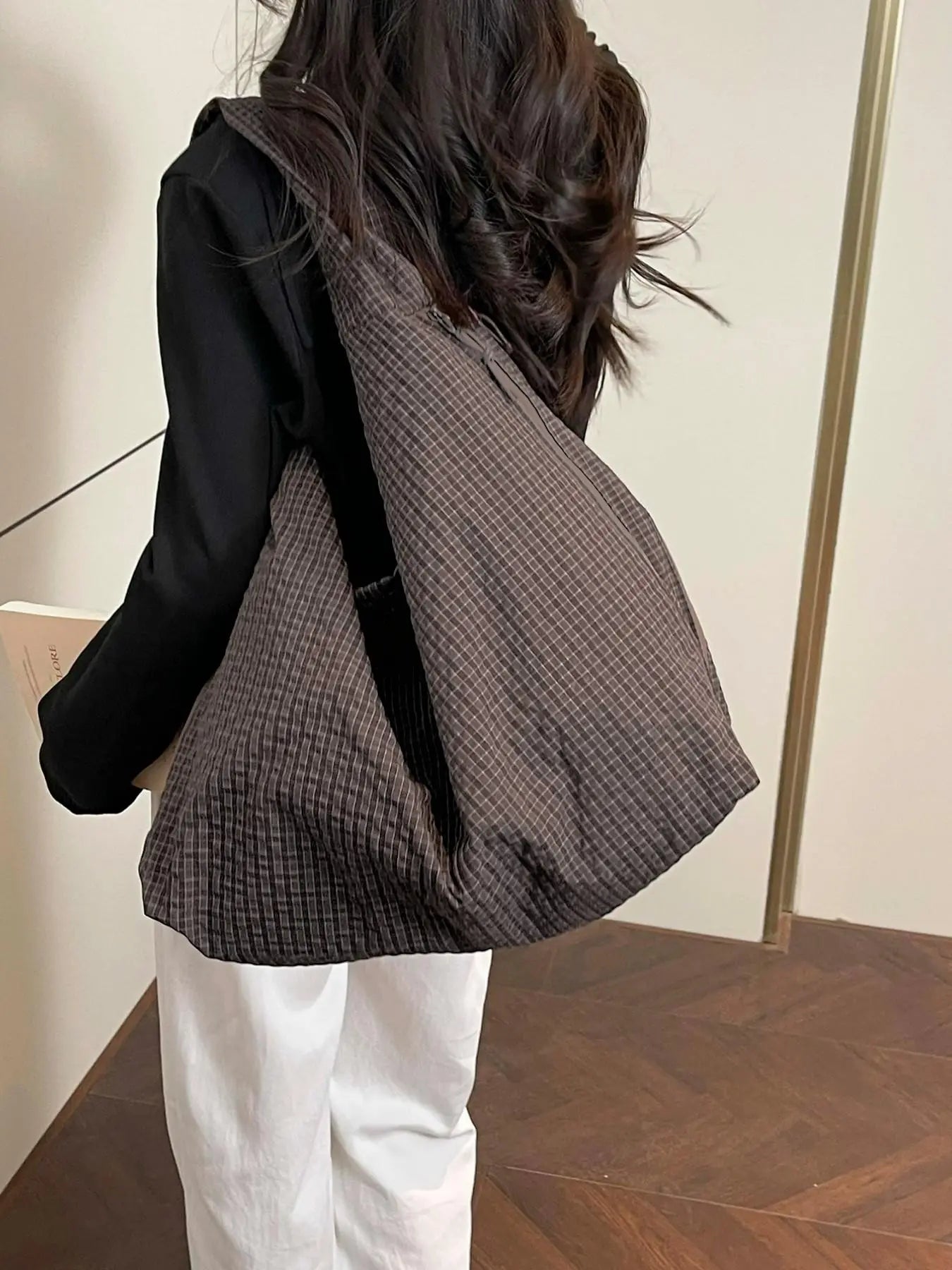 2026 Valentine'S Day Gift, Fashionable Plain Casual Crossbody Shoulder Handbag, Large Capacity, Multiple Pockets, Ideal for Work, School, Travel