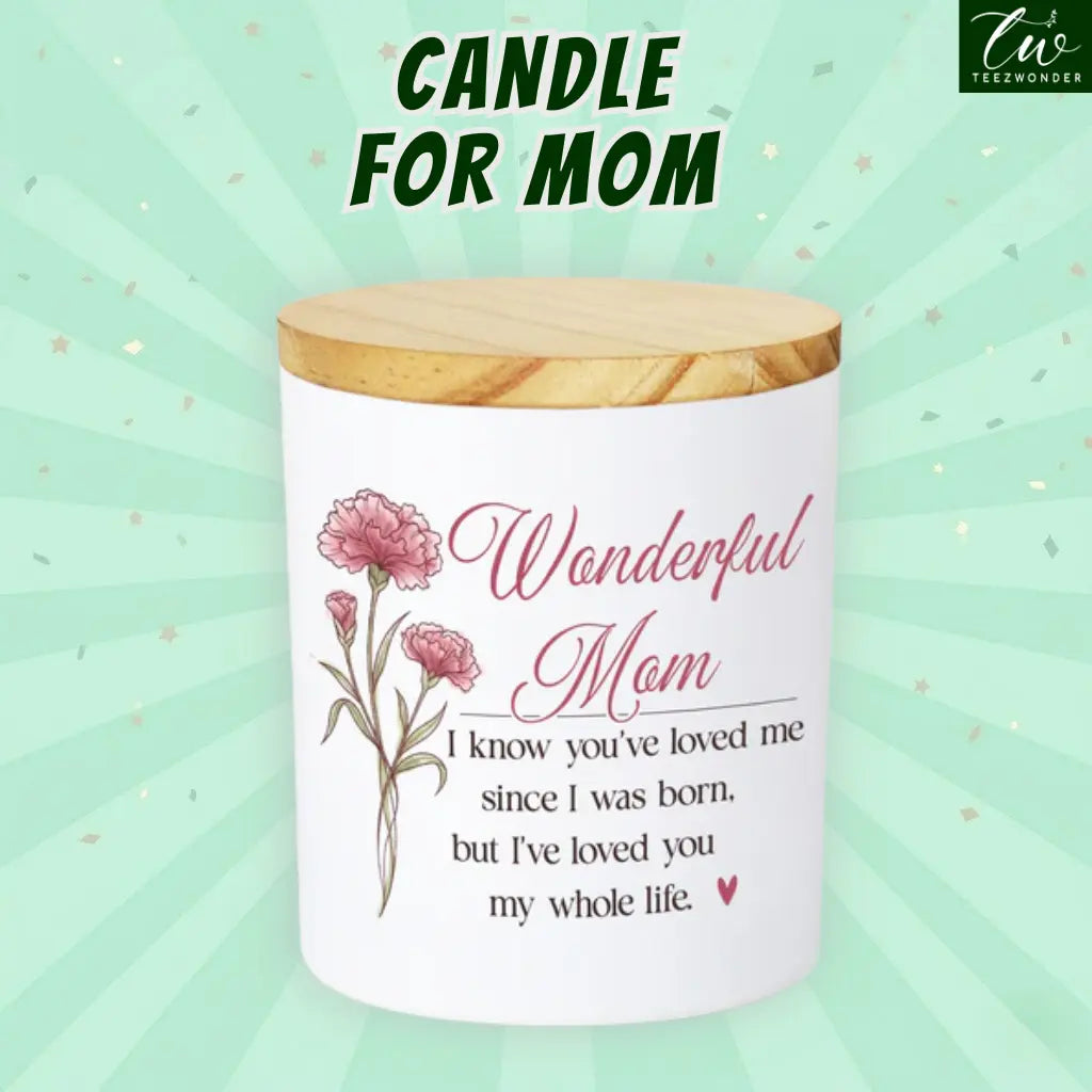 "Mom’S Last Nerve" Candle, Funny Birthday Gift for Mom, Stepmom, Bonus Mom, New Mom, Father'S Day Gift, Gift for Dad, Step Dad| 10Oz Vanilla Lavender Scented Tin Candle, Unique Home Decoration & Relaxing Fragrance