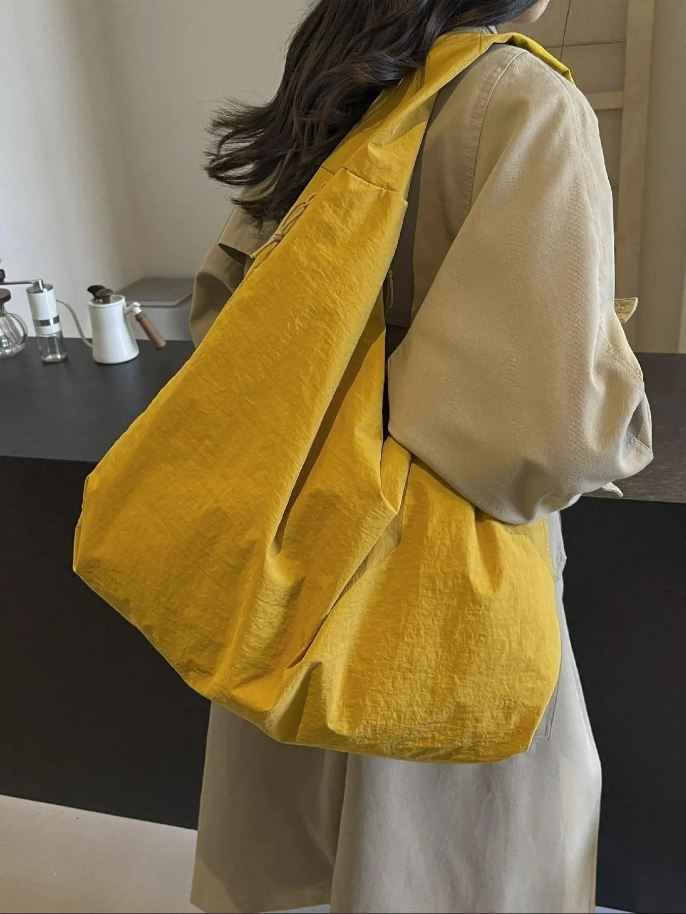2026 Valentine'S Day Gift, Fashionable Plain Casual Crossbody Shoulder Handbag, Large Capacity, Multiple Pockets, Ideal for Work, School, Travel