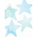Watercolor Stars - Peel and Stick