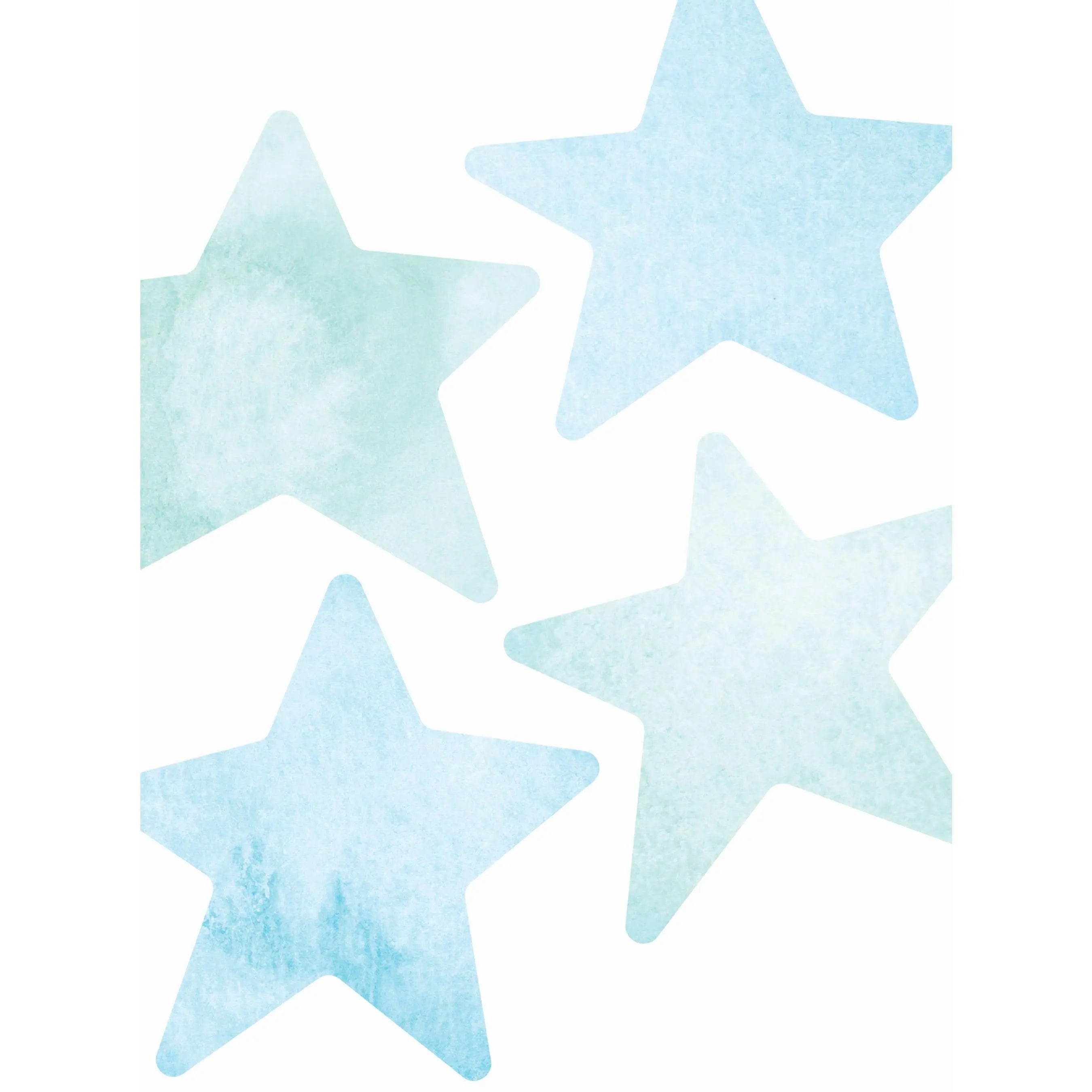 Watercolor Stars - Peel and Stick
