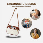 KALIDI Trendy Quilted Crossbody Bag for Women | Lightweight Vegan Leather Shoulder Purse with Adjustable Strap for Travel & Everyday Use