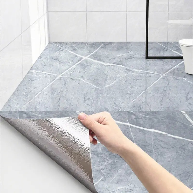Self-Stick Modern Marble Tile Sticker Roll, Thick Large Size, Peel and Stick, Removable Adhesive, Kitchen Splash Guard, Bathroom, Marble Backsplash Wallpaper, Peel and Stick Wallpaper Designs