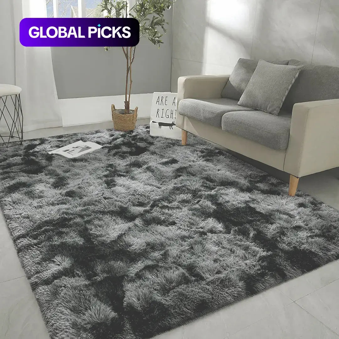 Plush Floor Mat, Decorative Area Rug, Modern Floor Carpet for Living Room, Bedroom & Home Decor, Soft-Thick Rugs, Fluffy Rugs for Room Decor, Furry Floor Rugs, Modern Shaggy Rug #GLOBAL PICKS