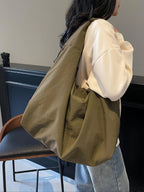 2026 Valentine'S Day Gift, Fashionable Plain Casual Crossbody Shoulder Handbag, Large Capacity, Multiple Pockets, Ideal for Work, School, Travel