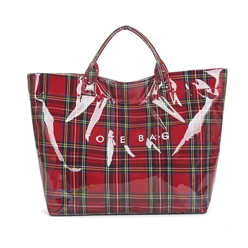 New Large Capacity Striped Handbag, Simple and Fashionable Color Block Handbag, Daily Commuting Shopping Bag, Retro and Fashionable Style Women'S Tote Bag, Fashionable Letter Design Large Homeless Bag