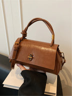 Small Satchel Bag, Casual Flip Cover Clutch for Shopping & Commuting, Crossbody Shoulder Bag, Classic Flap Shoulder, Fashion Bags