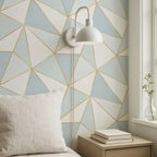 1 Roll Dreamy Geometric Peel and Stick Wallpaper, Removable Self-Adhesive Wall Mural, Modern Decor for Bedroom & Living Room, Sticky Wallpaper Peel and Stick