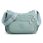 Nylon Fabric Crossbody Bag, Anti-Theftwomen'S Shoulder Bag, Multi-Layer Pocket Wallet, Solid Color Nylon Fanny Pack, Daily Commuting Nylon Bum Bag,Perfect for Mother'S Day & Valentine'S Day Gifts