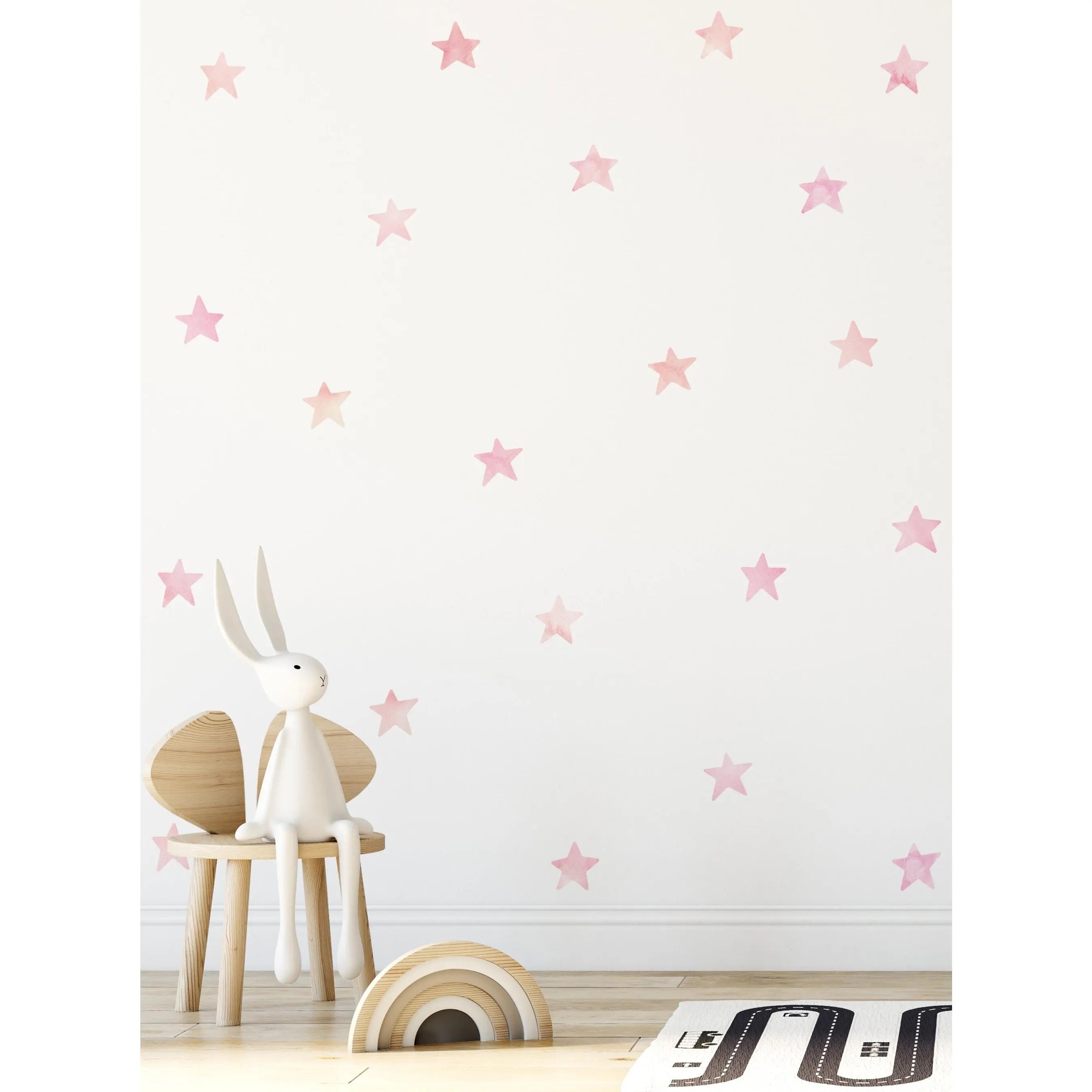 Watercolor Stars - Peel and Stick