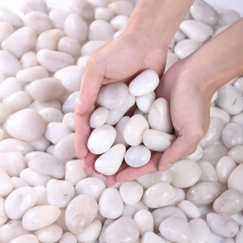 Decorative Polished Pebbles 2-3Cm, Ideal for Indoor Plants & Outdoor Gardens, Perfect for Vases, Aquariums, Festive Decorations