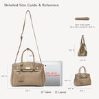 NEWBELLA Miranda Women'S S Size Top Handle PU Leather Minimalist Tote Bag - Stylish Handbag, Everyday Accessory for Women, Bags