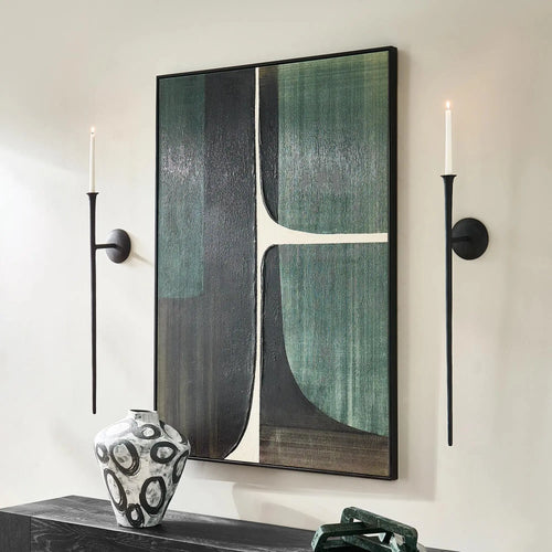 Z Gallerie Aspar Wall Candle Sconce (One Piece Only) Decor Hanging Aluminium Ornaments - Sold Separately Home Goods Gold Decoration Items Living Room House Decorative Wall Light,Summerwins