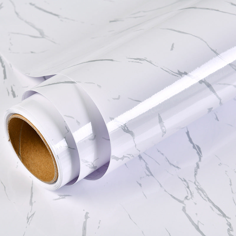Self-Adhesive Marble Wallpaper for Home Renovation