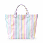 New Large Capacity Striped Handbag, Simple and Fashionable Color Block Handbag, Daily Commuting Shopping Bag, Retro and Fashionable Style Women'S Tote Bag, Fashionable Letter Design Large Homeless Bag