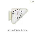 Living Room Minimalism Clocks Two-Sided Wall Clocks Triangle Modern Clock Mechanism Silent Design Clock Watch for Decoration