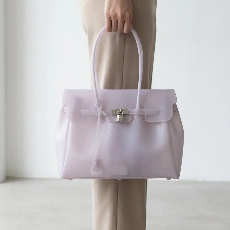 Transparent Jelly Shoulder Bag for Women, Summer TPU Handbag, Beach Tote Purse, Lightweight Crossbody Bag for Vacation & Daily Outfit