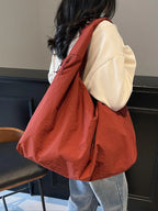 2026 Valentine'S Day Gift, Fashionable Plain Casual Crossbody Shoulder Handbag, Large Capacity, Multiple Pockets, Ideal for Work, School, Travel