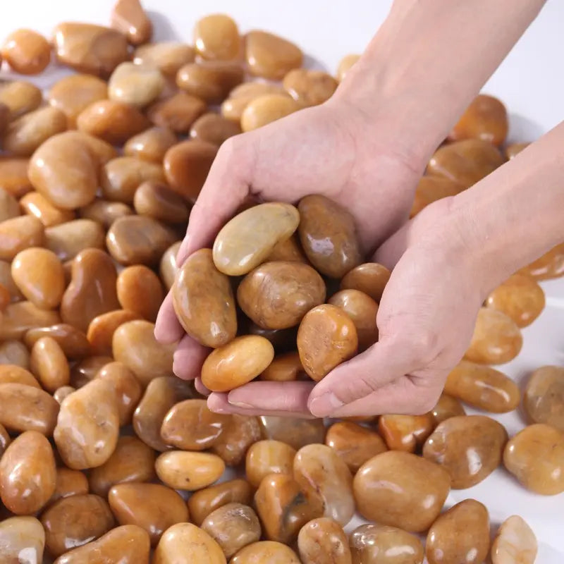 Decorative Polished Pebbles 2-3Cm, Ideal for Indoor Plants & Outdoor Gardens, Perfect for Vases, Aquariums, Festive Decorations