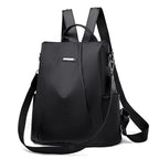 New Fashion Nylon Solid Color Lightweight Waterproof Large Capacity Detachable Shoulder Strap Multi Functional Women'S Backpack