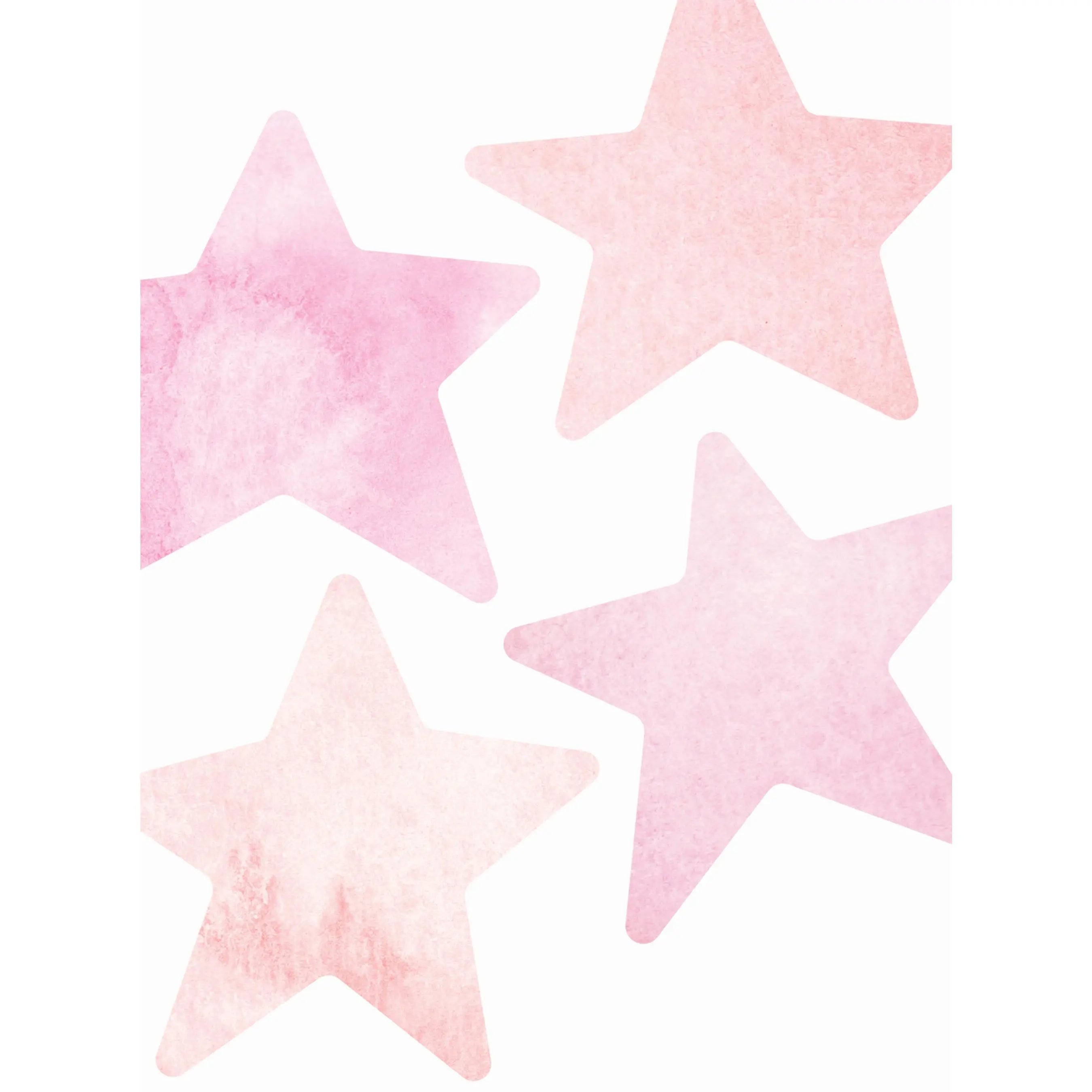 Watercolor Stars - Peel and Stick