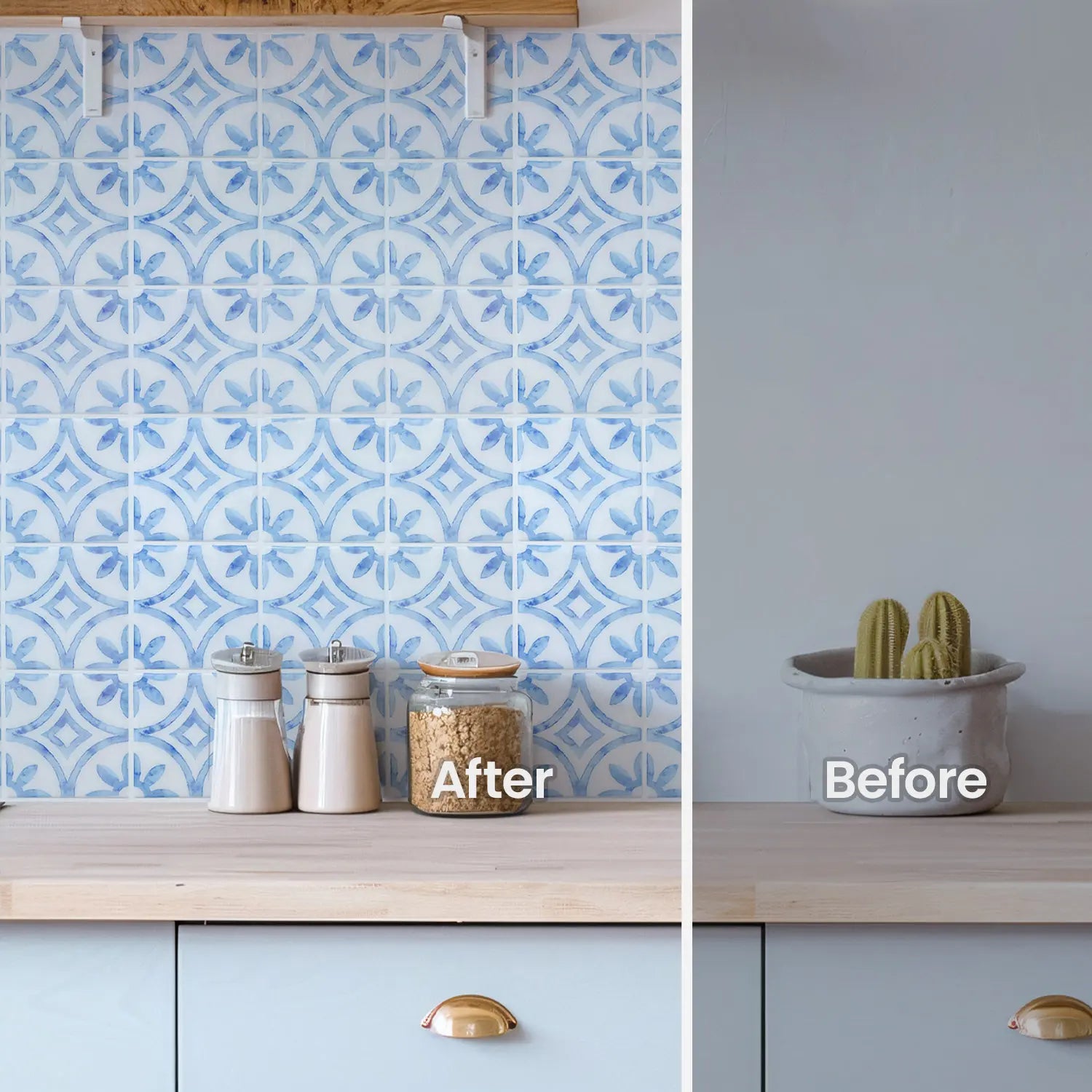 Fancytiles 5 Sheets Peel and Stick Backsplash, Premium Self Adhesive Wall Tiles Peel and Stick -11.8" X 11.8" for Bathroom, Fireplace, RV, Kitchen